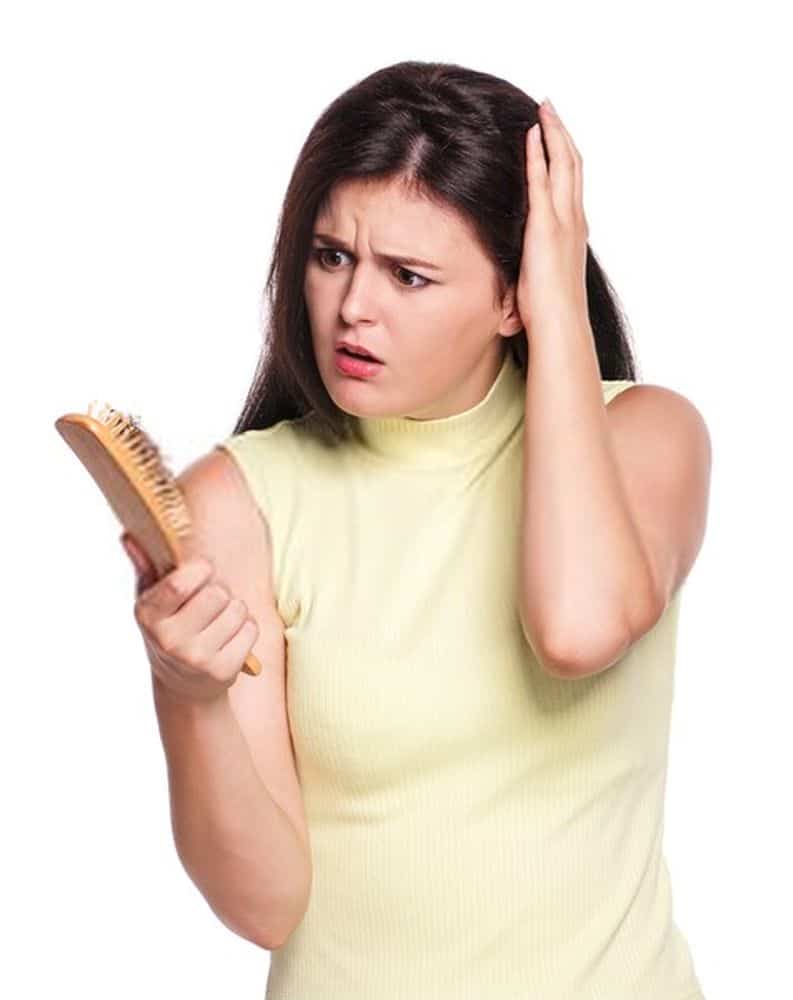 Shocked woman discover how much hair loss