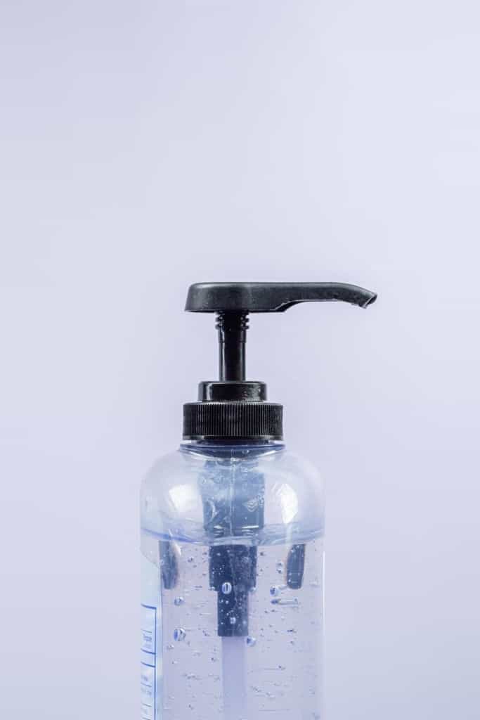 gel hand sanitizer pump bottle