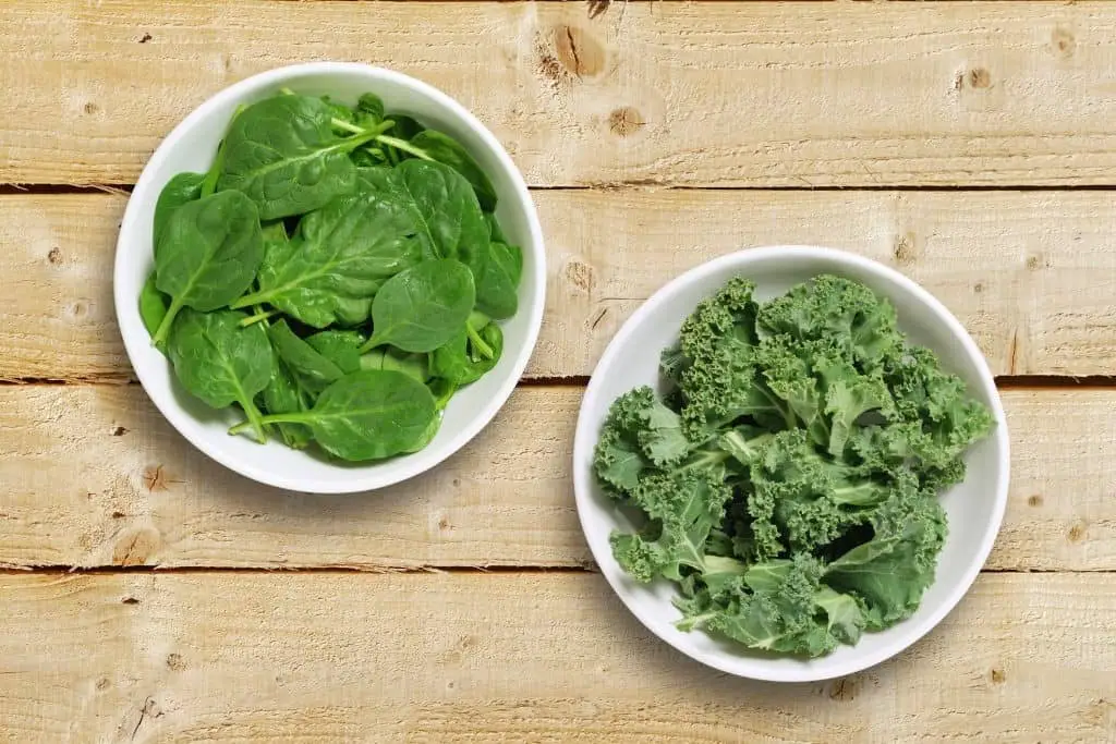 Spinach and Kale