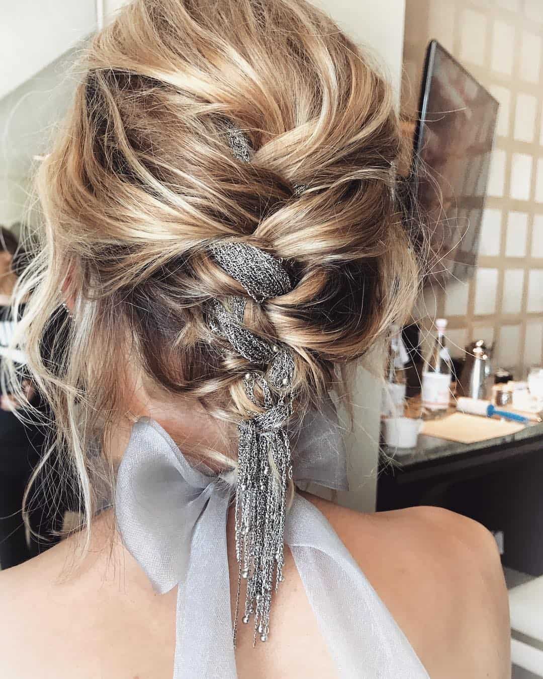 A Sparkly, Embellished Braid