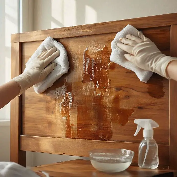 How to Remove Scalp Oil from Headboard