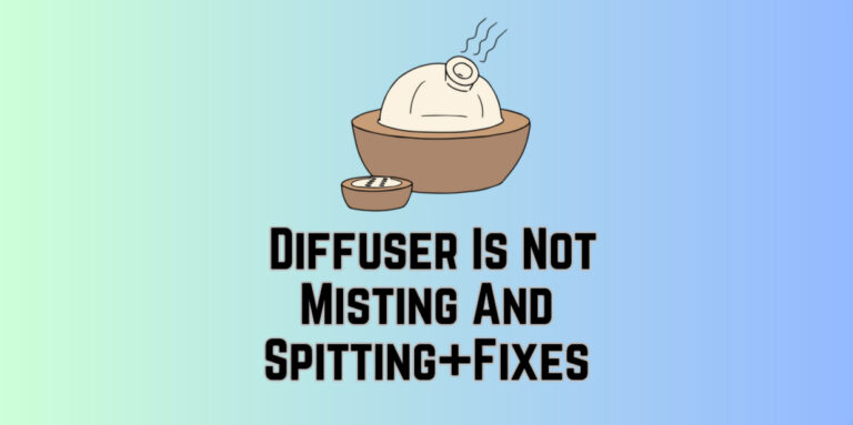 8 Reasons Why Diffuser Is Not Misting And Spitting+Fixes