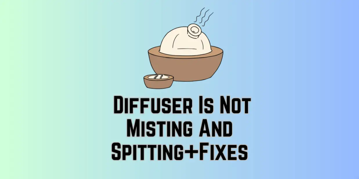 8 Reasons Why Diffuser Is Not Misting And Spitting+Fixes